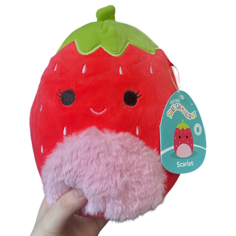 Scarlet the Strawberry 7” Squishmallow FTM
